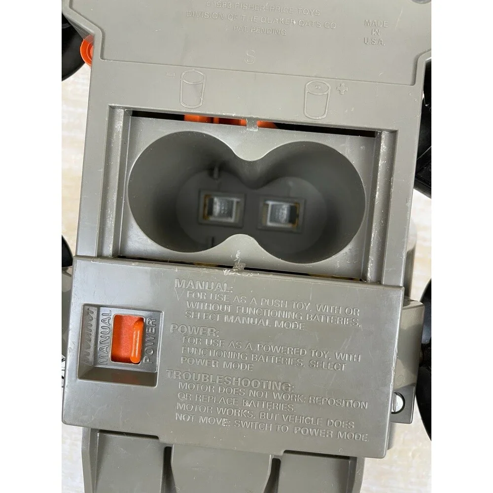1983 Fisher-Price Adventure Alpha Star Space Vehicle Works *read